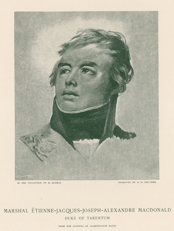 Marszałek Etienne-Jacques-Joseph-Alexandre Macdonald autorstwa Jacques Louis David