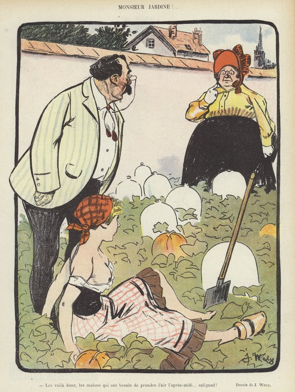 Ilustracja do Le Rire autorstwa Jacques Wely