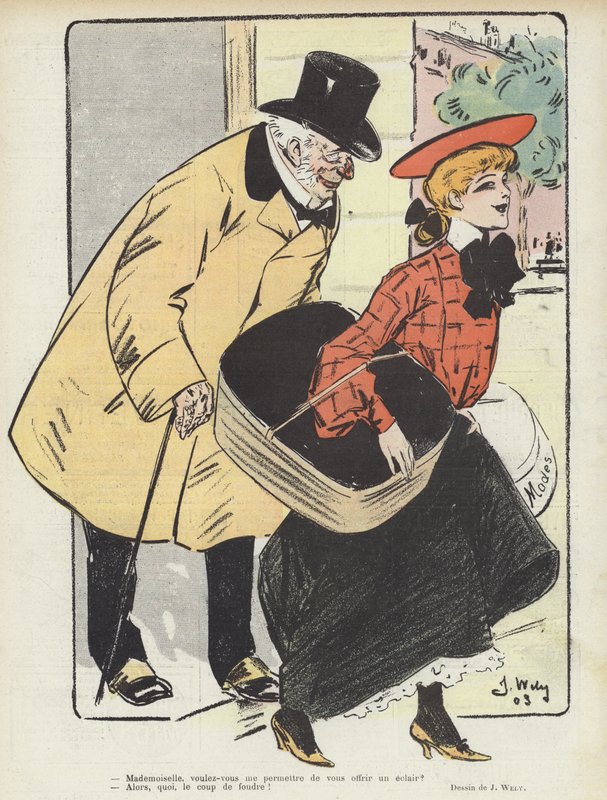Ilustracja do Le Rire autorstwa Jacques Wely