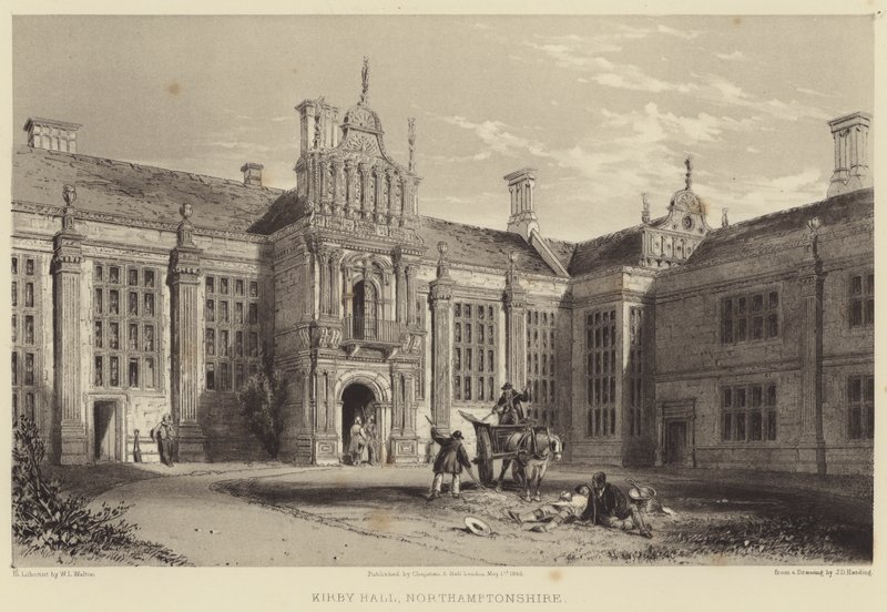 Kirby Hall, Northamptonshire autorstwa James Duffield Harding