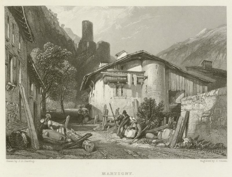 Martigny autorstwa James Duffield Harding