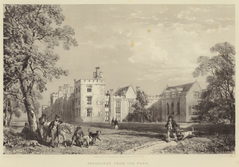 Penshurst, z Parku autorstwa James Duffield Harding