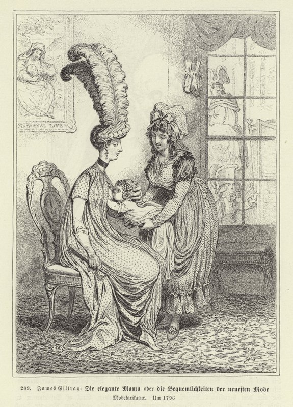 Modna mama autorstwa James Gillray