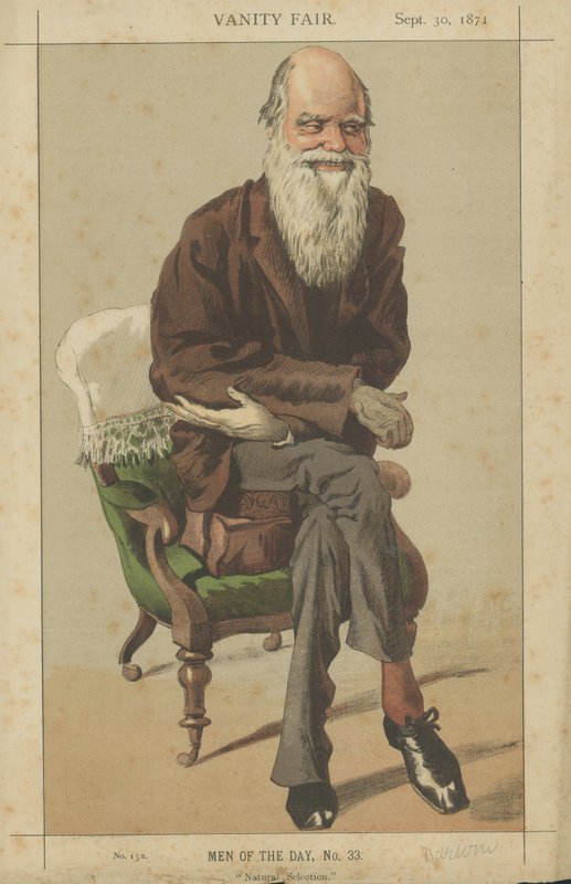 Karol Darwin autorstwa James Jacques Joseph Tissot