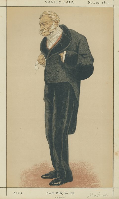 Earl Bathurst autorstwa James Jacques Joseph Tissot