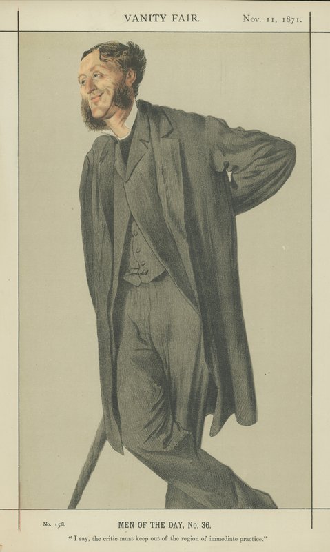 Pan Matthew Arnold (kolor lito) autorstwa James Jacques Joseph Tissot