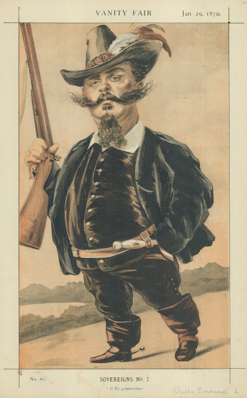 Wiktor Emmanuel I autorstwa James Jacques Joseph Tissot