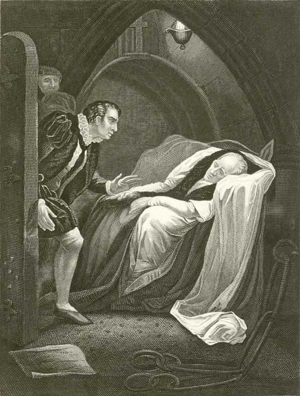 Śmierć Mortimera autorstwa James Northcote