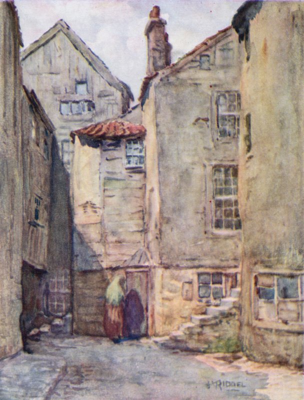 Stare domy, College Wynd autorstwa James Riddel