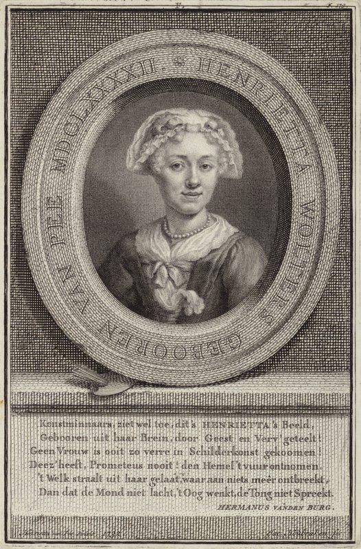 Portret OP Henrietta von Bee autorstwa Jan Maurits Quinckhardt