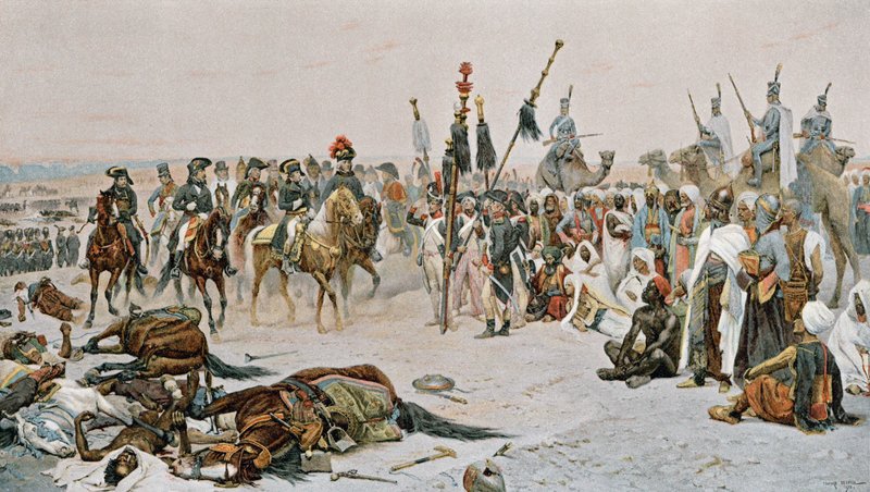 Bonaparte w Egipcie autorstwa Jean Baptiste Edouard Detaille
