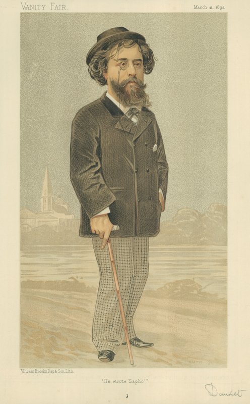 Pan Alphonse Daudet autorstwa Jean Baptiste Guth