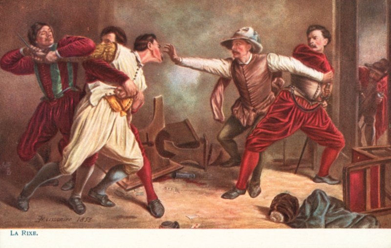 bójka autorstwa Jean Louis Ernest after Meissonier
