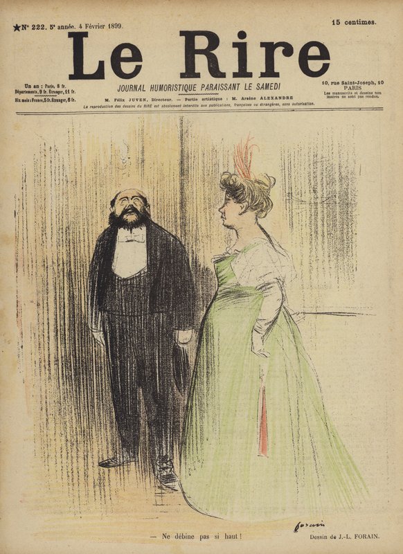 Ilustracja do Le Rire autorstwa Jean Louis Forain