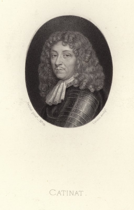 Nicolas Catinat autorstwa Jean the Elder Petitot