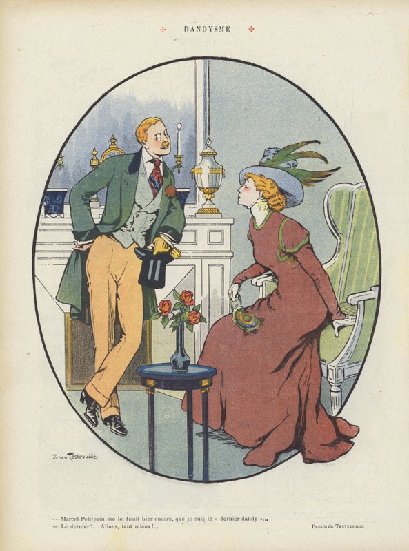 Ilustracja do Le Rire autorstwa Jehan Testevuide