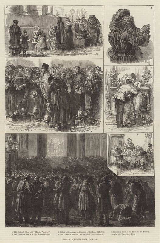 Wielkanoc w Rosji autorstwa Johann Nepomuk Schonberg