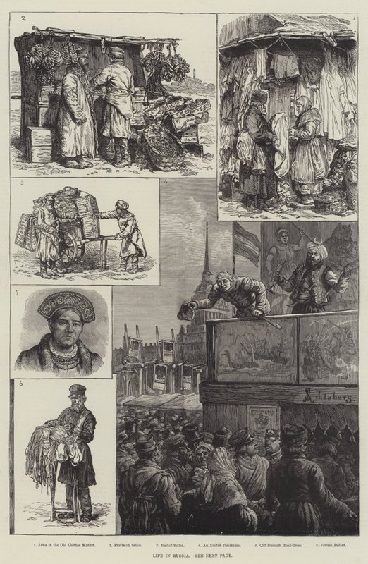 Życie w Rosji autorstwa Johann Nepomuk Schonberg