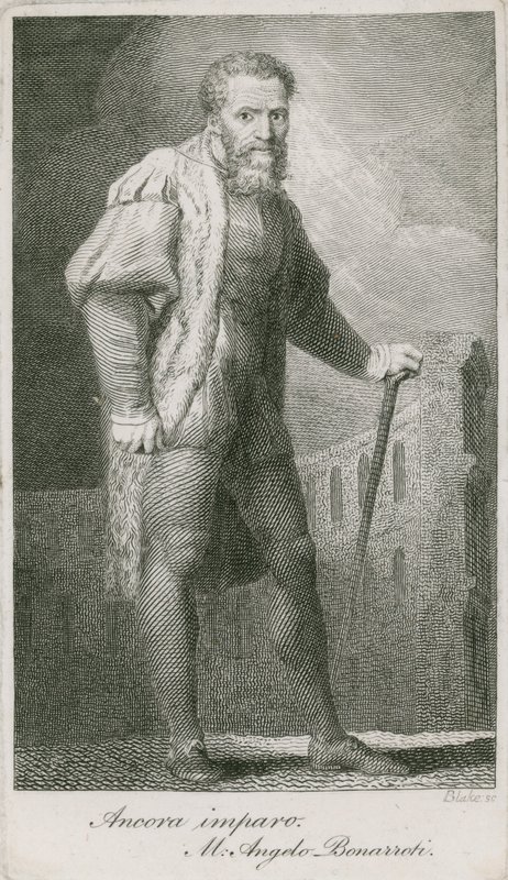 Michał Anioł Buonarroti autorstwa Johann Heinrich Füssli