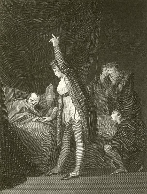 Śmierć kardynała Beauforta autorstwa Johann Heinrich Füssli