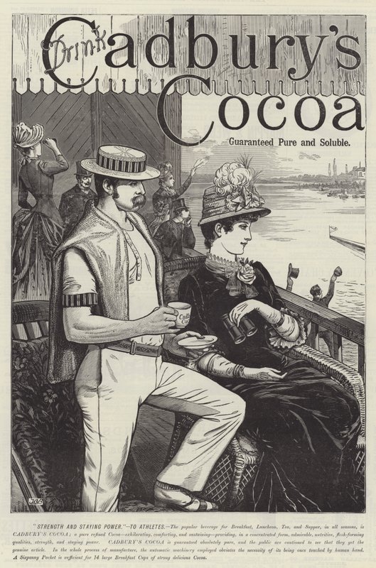 Reklama, Kakao Cadbury autorstwa John Bagnold Burgess