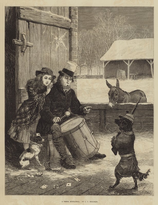 Próba generalna autorstwa John Charles Dollman