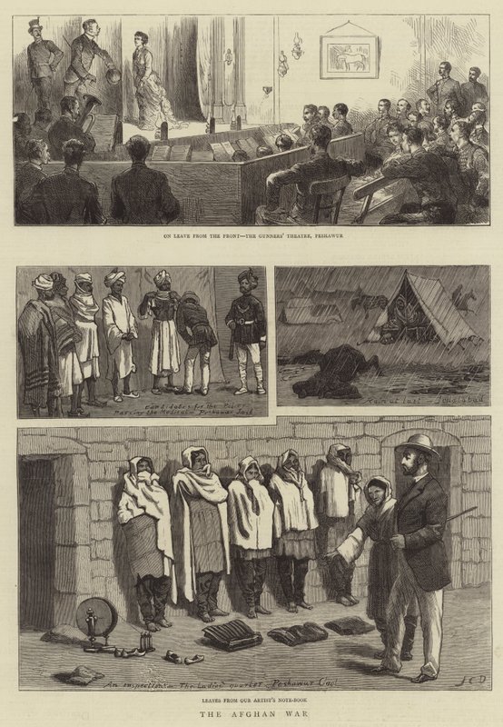 Wojna afgańska autorstwa John Charles Dollman