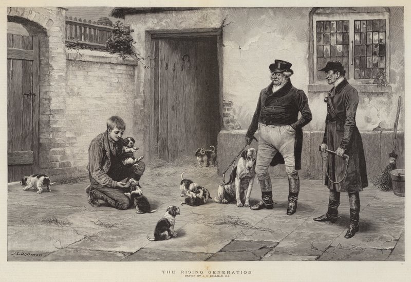 Wschodzące pokolenie autorstwa John Charles Dollman