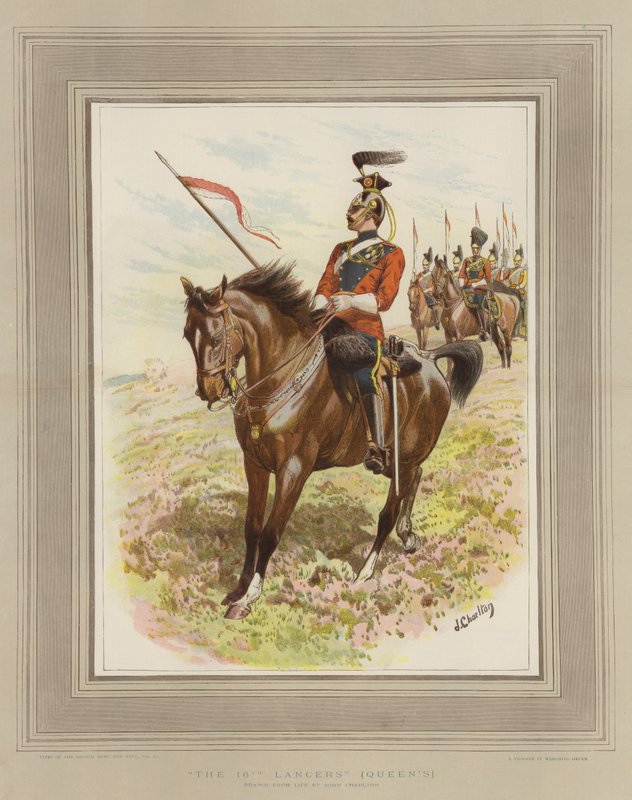 16. Lansjerzy (królowej) (chromolitho) autorstwa John Charlton