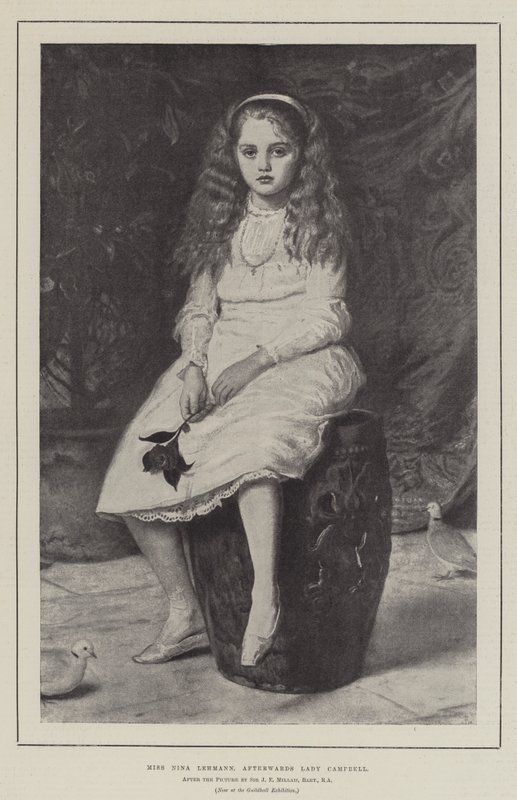 Panna Nina Lehmann, później Lady Campbell autorstwa John Everett Millais