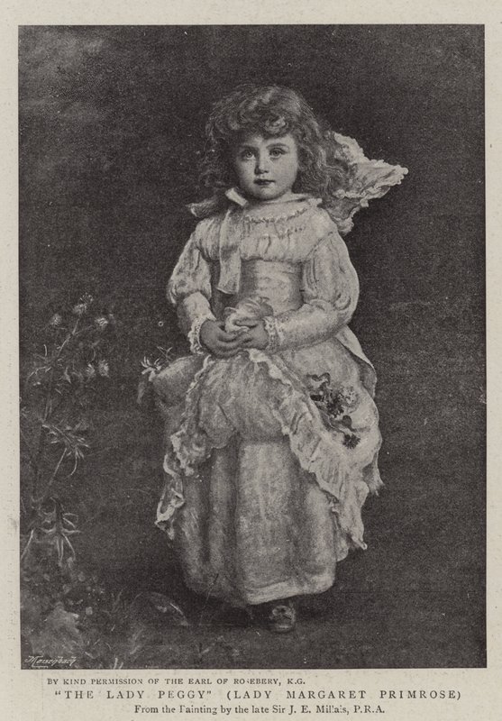 Lady Peggy, Lady Margaret Primrose autorstwa John Everett Millais