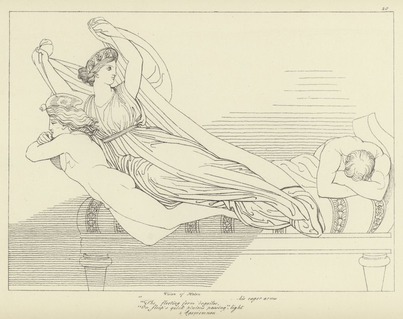 Agamemnona autorstwa John Flaxman