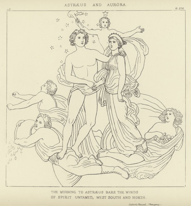 Astraeus i Aurora autorstwa John Flaxman