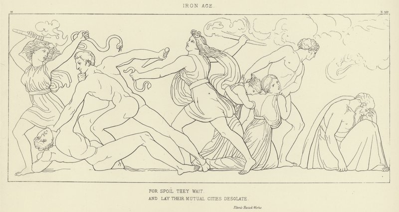 Epoka żelaza autorstwa John Flaxman