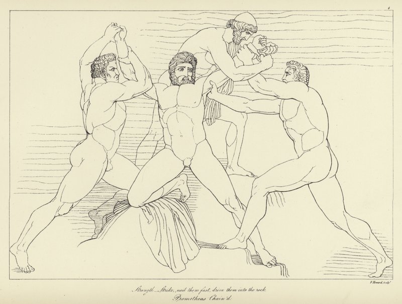 Prometeusz przykuty autorstwa John Flaxman