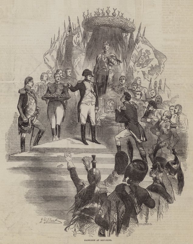 Napoleon w Boulogne autorstwa John Gilbert