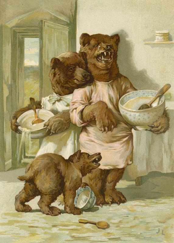 Trzy Misie (chromolit) autorstwa John Lawson