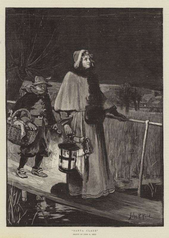 Święty Mikołaj autorstwa John Robertson Reid