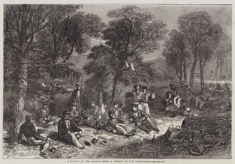 Piknik nad Bałtykiem autorstwa John Wilson Carmichael