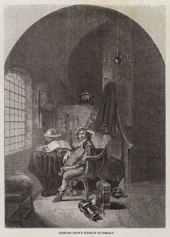 Portret samego Gerharda Douwa autorstwa John Wykeham Archer