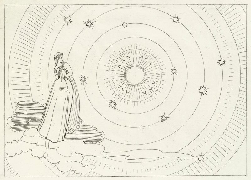 Empyreum, Raj, Canto 28 (grafika) autorstwa John (after) Flaxman