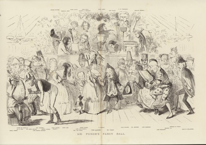 Fancy Ball Pana Puncha (grawerowanie) autorstwa John (after) Leech