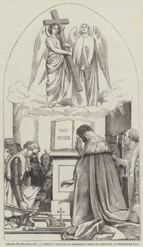Kreskówki, Religia autorstwa John Callcott Horsley