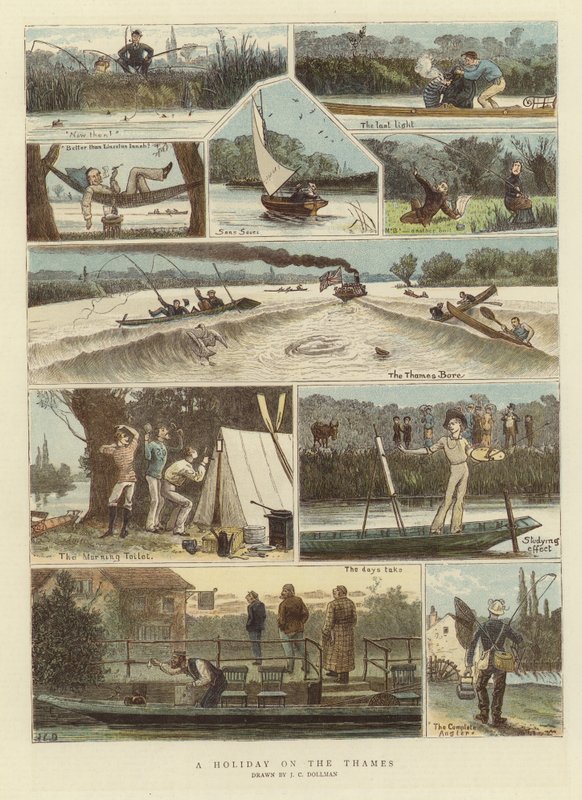 Wakacje nad Tamizą autorstwa John Charles Dollman
