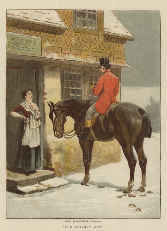 Kielich do strzemion (chromolitho) autorstwa John Charlton