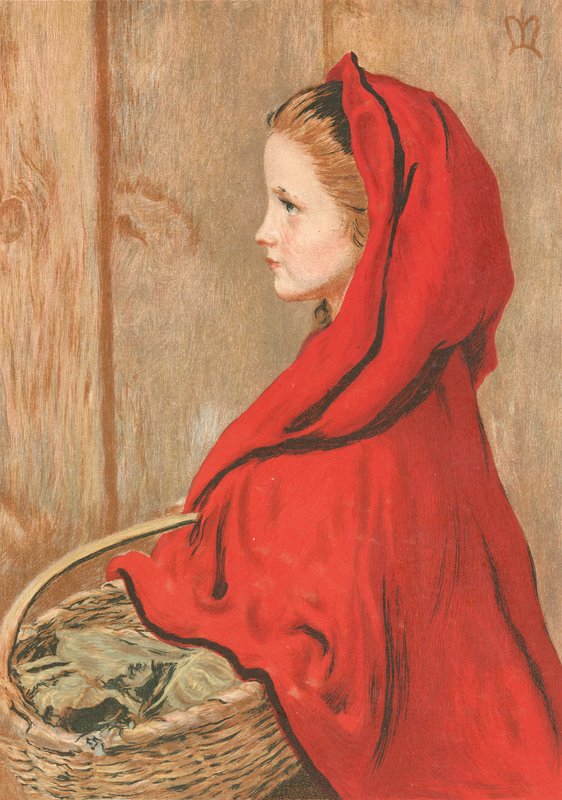 Czerwony Kapturek autorstwa John Everett Millais