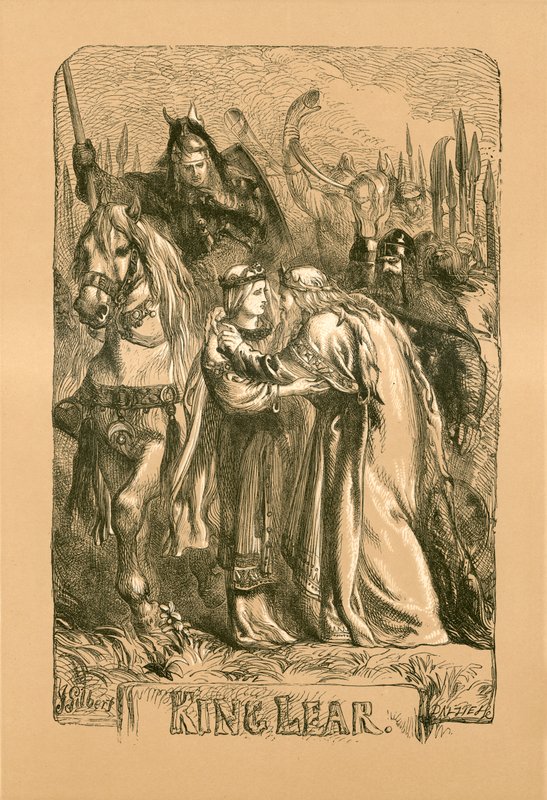 Król Lear autorstwa John Gilbert