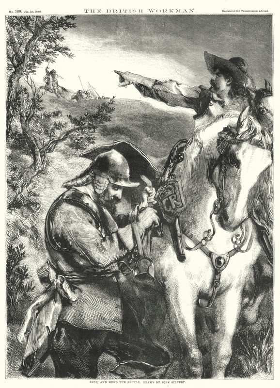 Zatrzymaj się i napraw klamrę (grawerunek) autorstwa John Gilbert