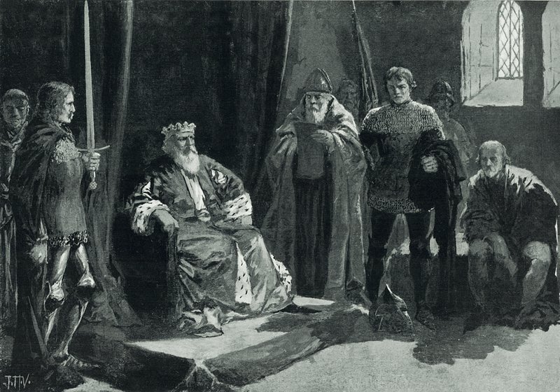 Parlament Owena Glendowera (lito) autorstwa John Harris Valda