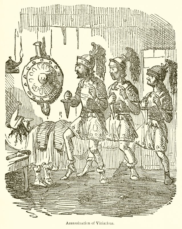 Zabójstwo Wiriatusa autorstwa John Leech